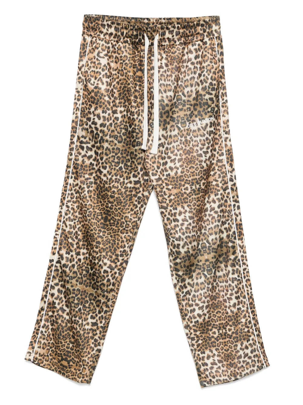 COLE BUXTON leopard-print track pants | Brown | Image 1