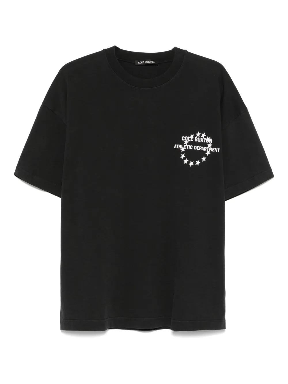 COLE BUXTON cotton t-shirt - ブラック COLE BUXTON cotton t-shirt - ブラック