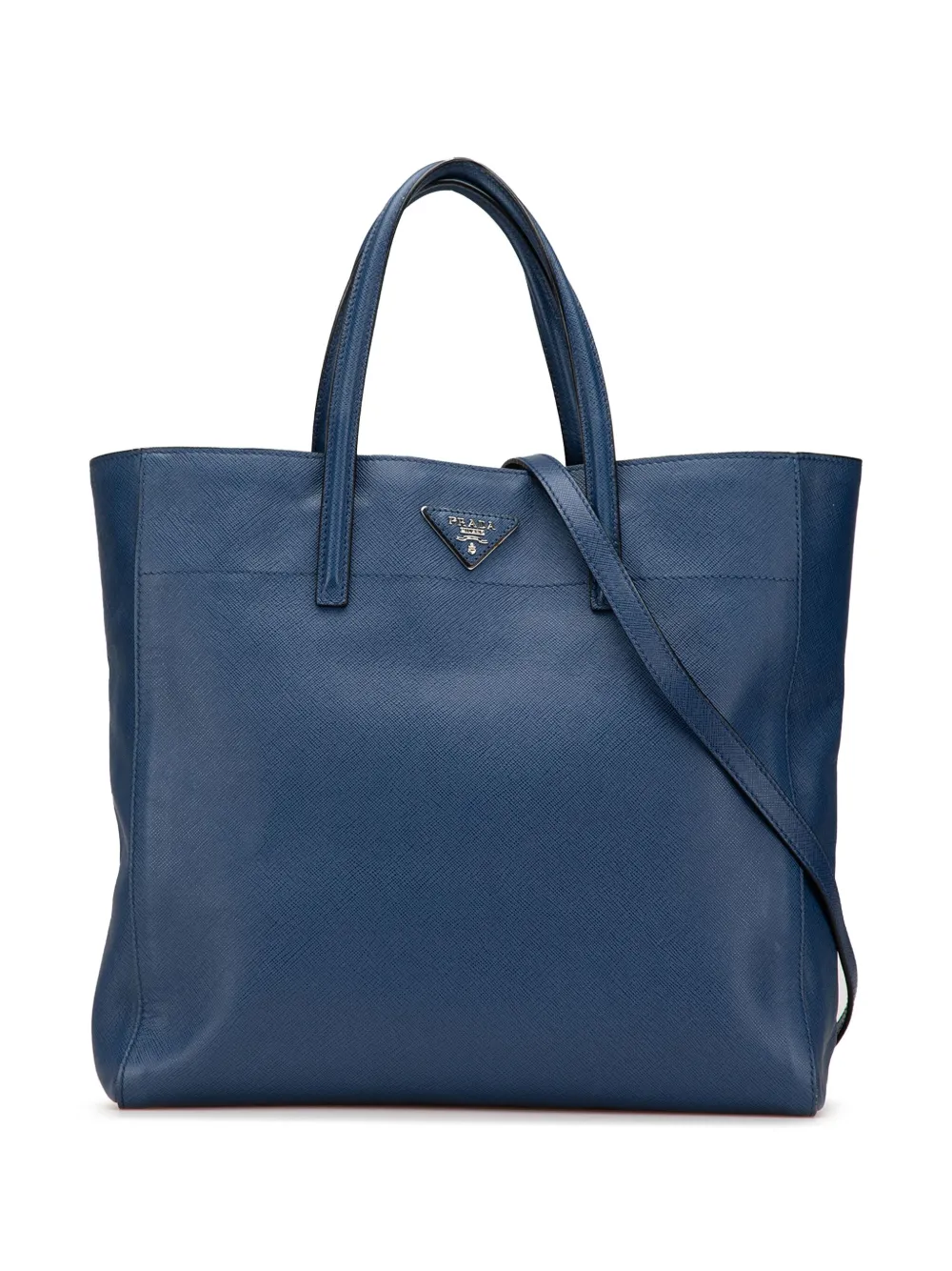 Prada Pre-Owned 2000-2024 Saffiano Soft Tote satchel | Blue | Image 1