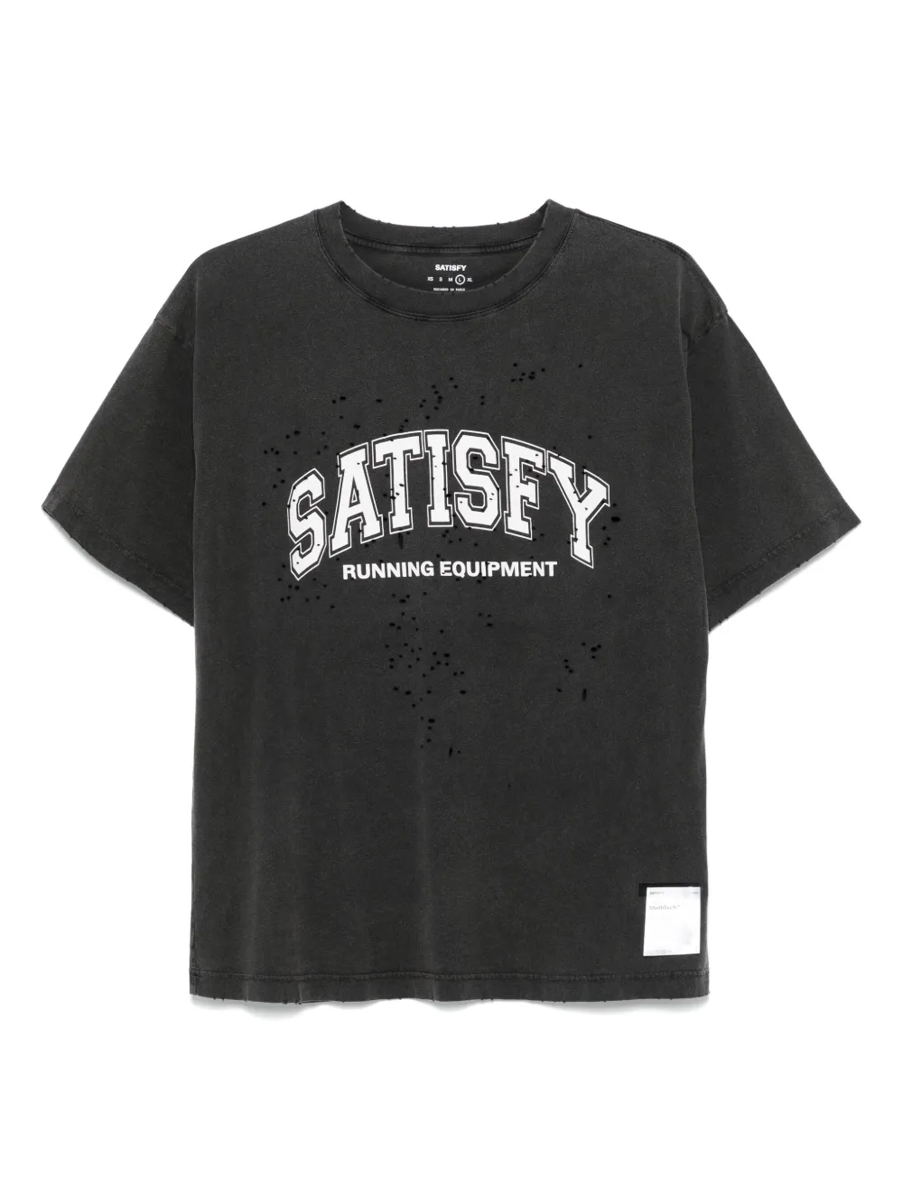 Satisfy playera con logo estampado | negro | Image 1