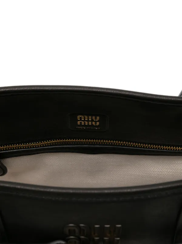 Miu Miu Aventure Tote Bag | Black | FARFETCH