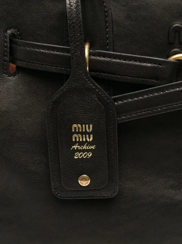 Miu Miu Aventure Tote Bag | Black | FARFETCH