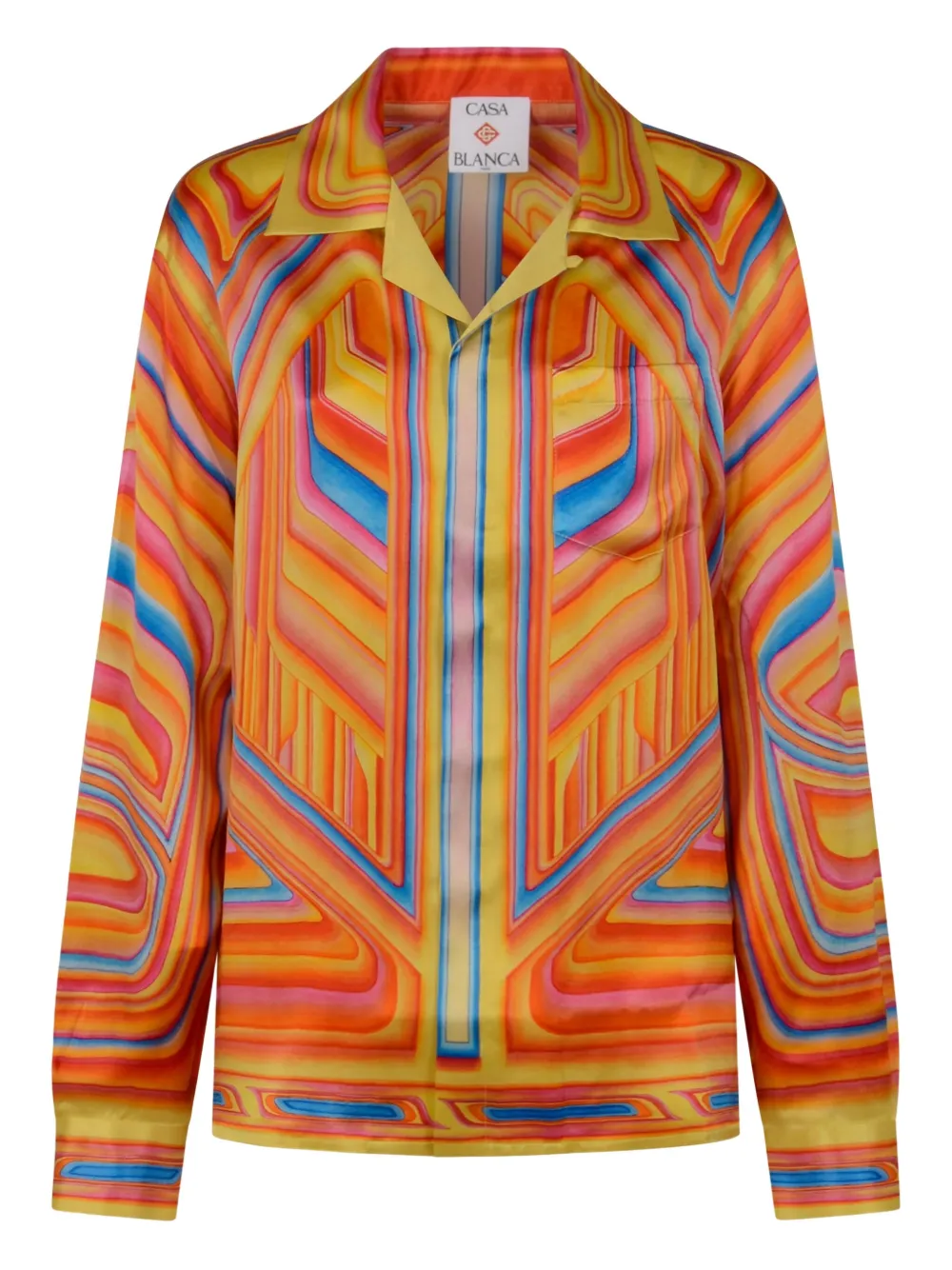 Casablanca Zijden blouse Oranje