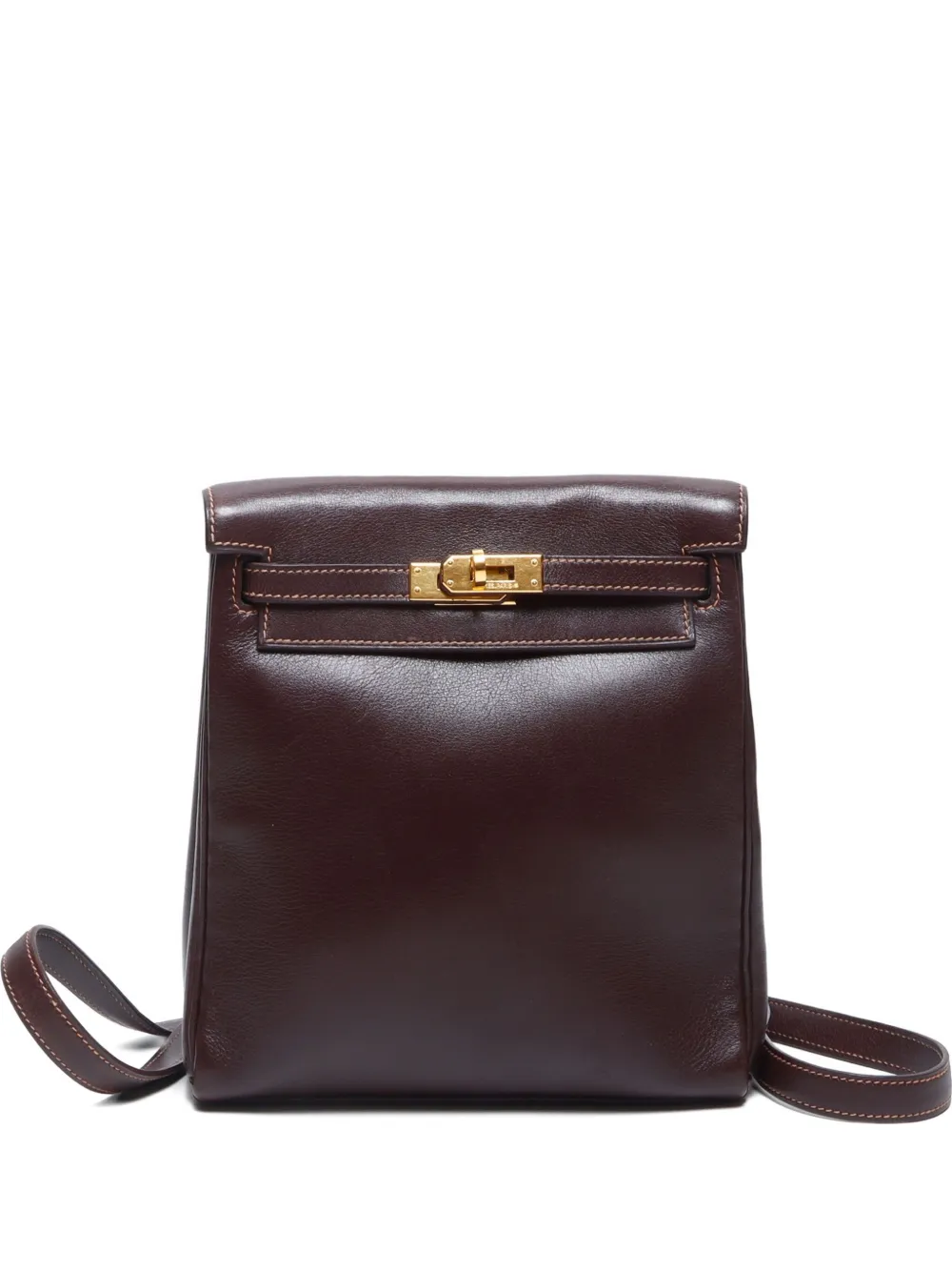 Hermès Pre-Owned 1999 Kelly Ado Backpack - ブラウン Hermès Pre-Owned 1999 Kelly Ado Backpack - ブラウン