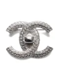 CHANEL Pre-Owned 2022 CC Mark brooch - Silver