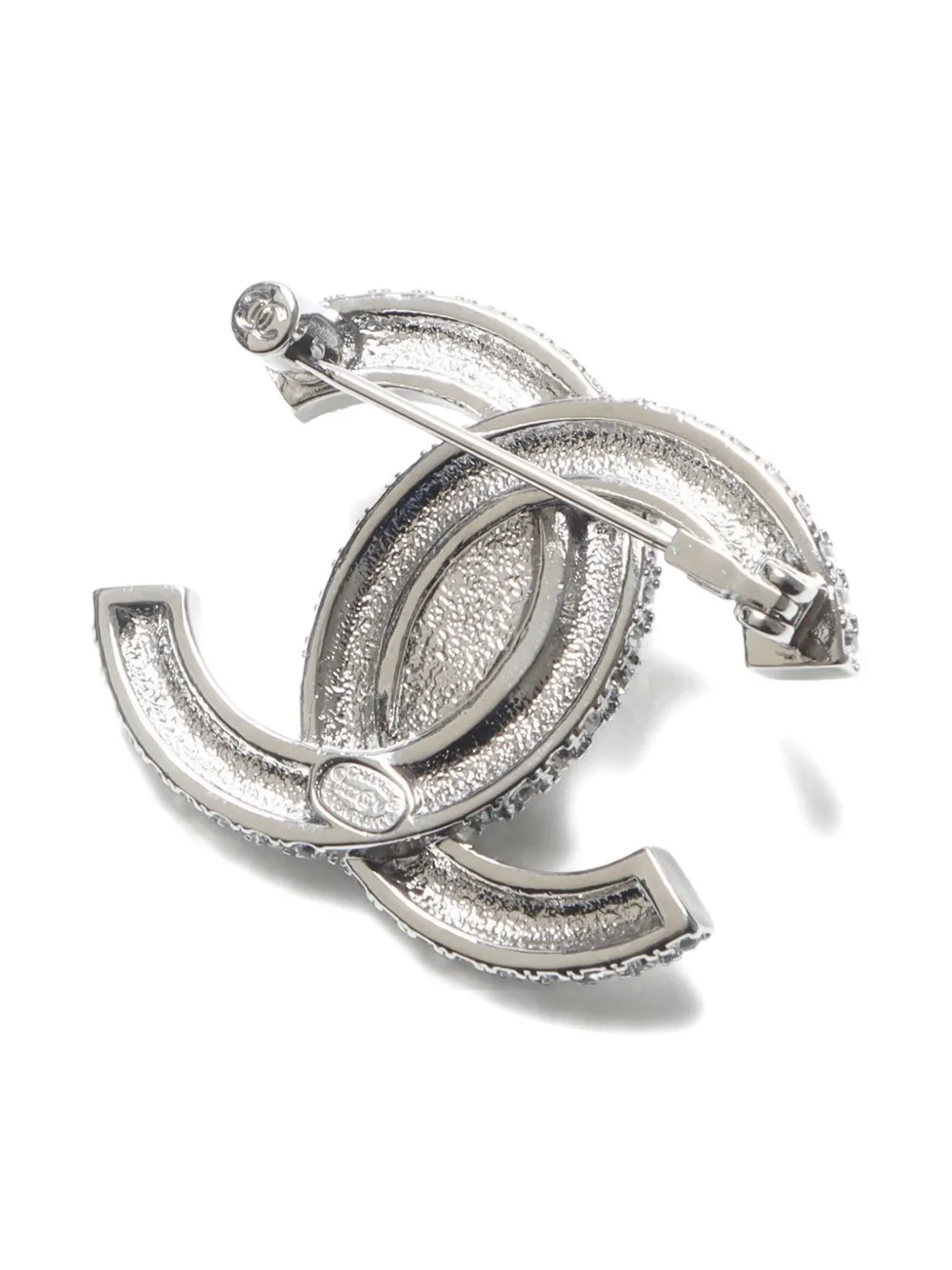 Pre-owned Chanel 2022 Cc Mark Brooch
