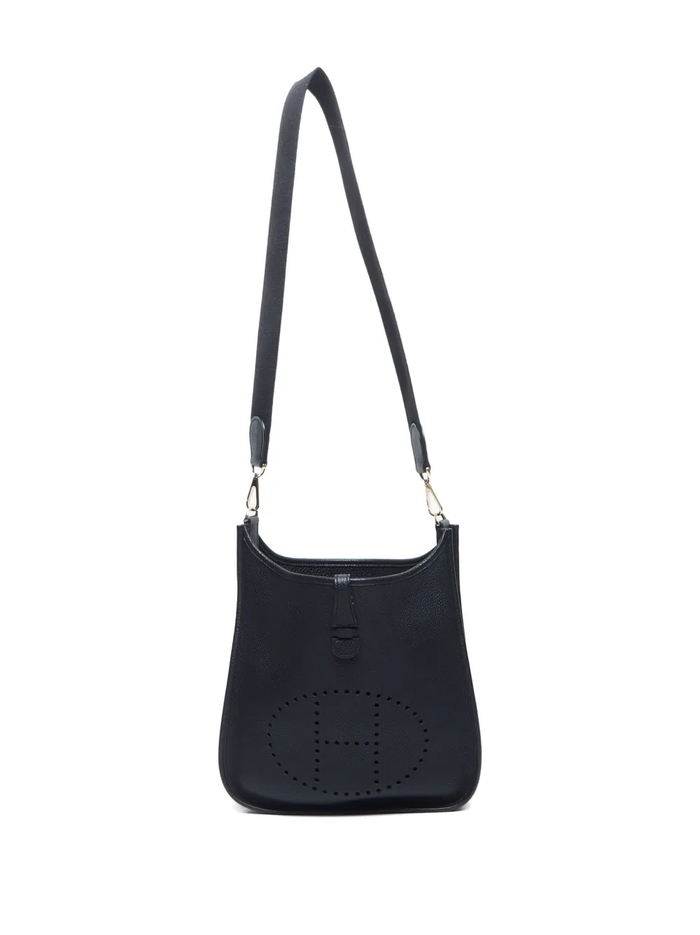 Pre-owned Hermes 2008 Evelyne 1 Pm Shoulder Bag In Black