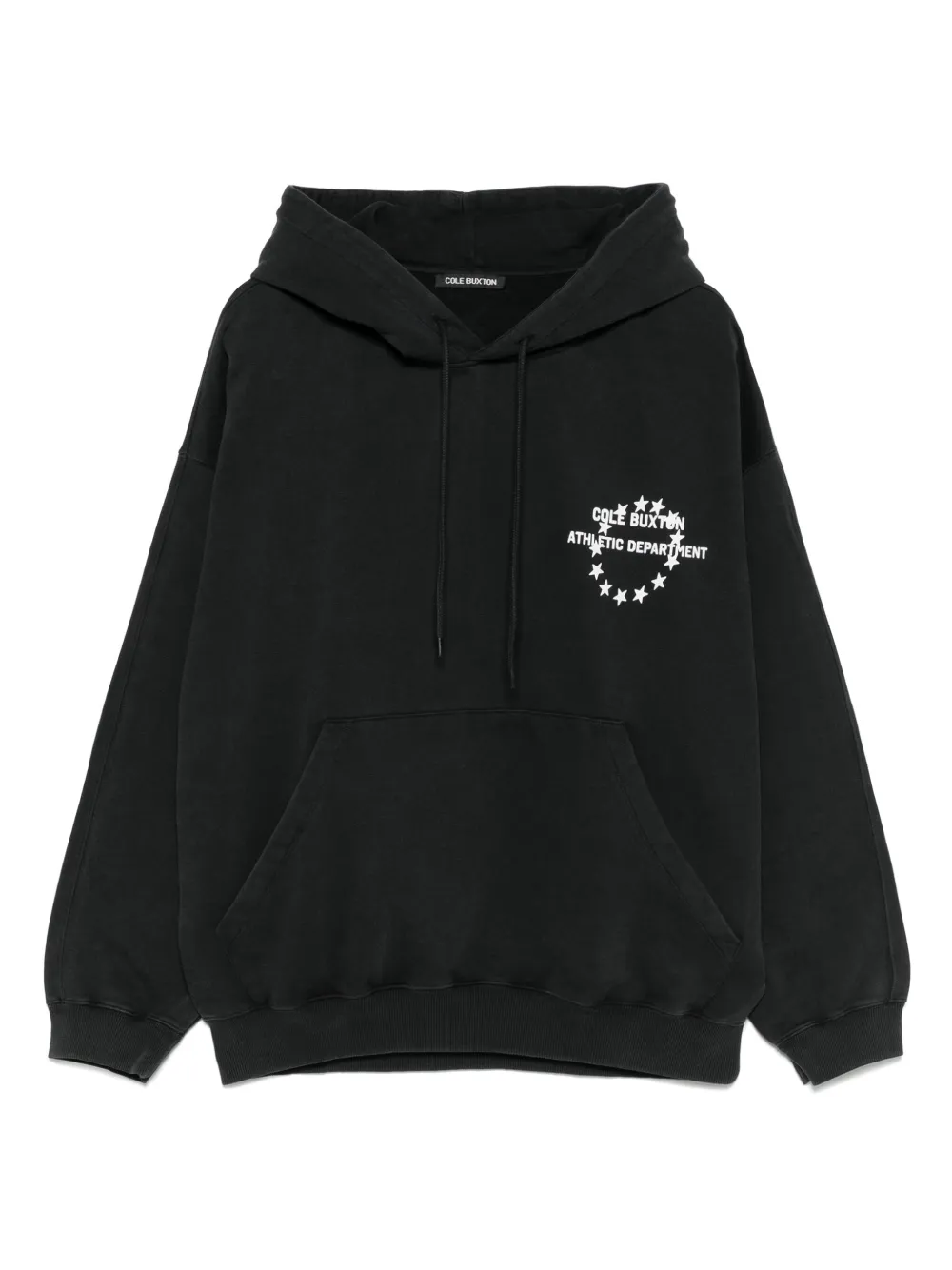 COLE BUXTON logo-print hoodie | Black | Image 1