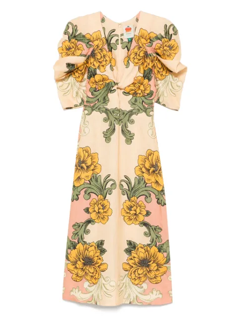 FARM Rio floral-print dress