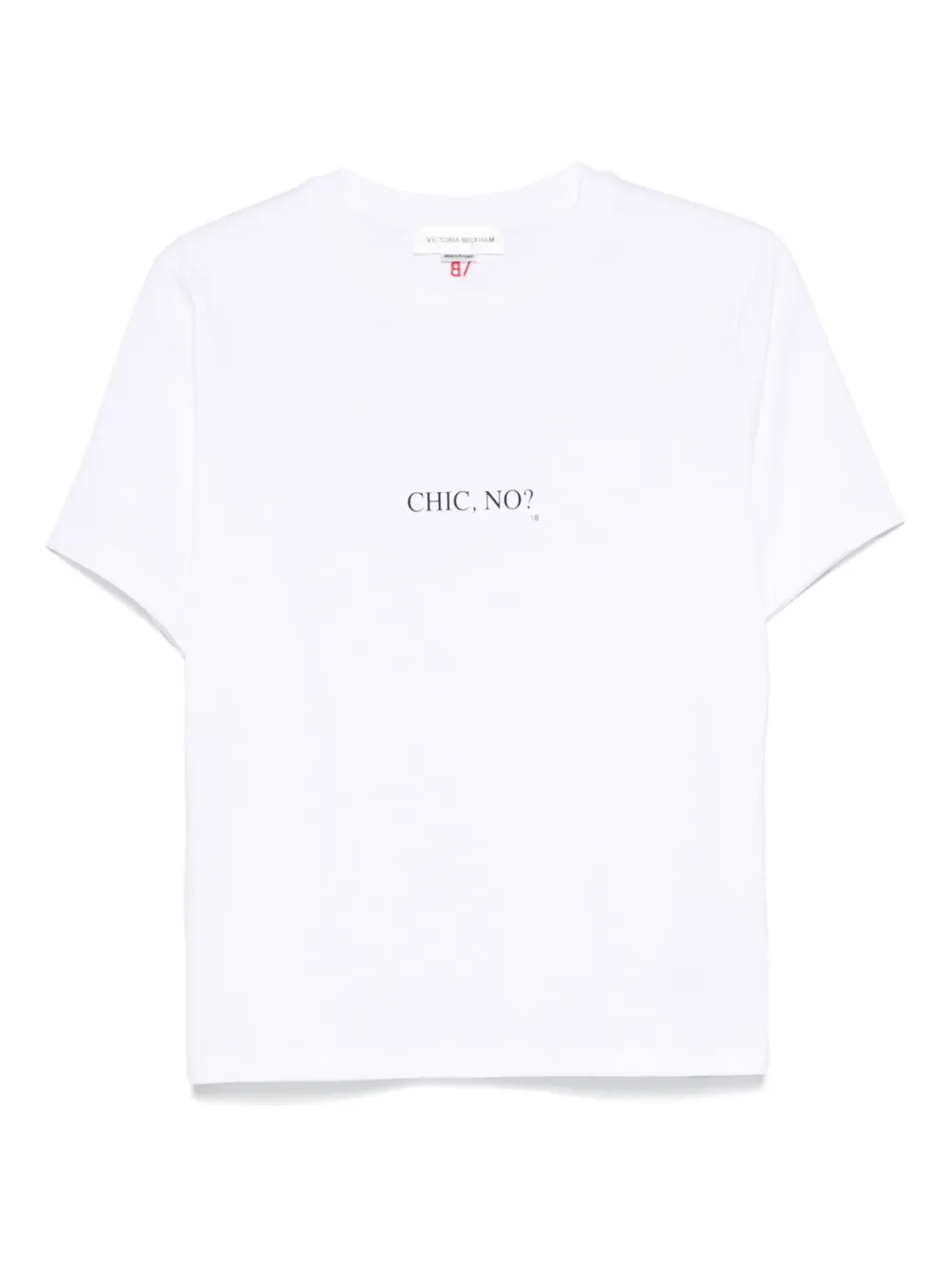 Victoria Beckham T-shirt van biologisch katoen Wit