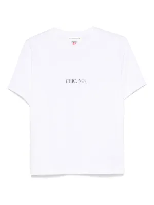 Tシャツ・カットソー Victoria Beckham Logo embroidery t-shirt Victoria Beckham Logo Embroidery T-Shirt in Black | Lyst