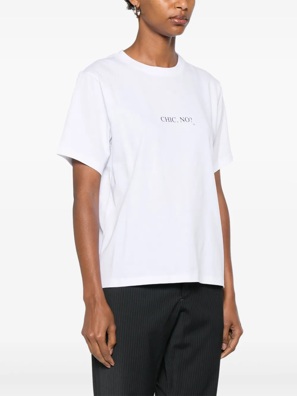 Victoria Beckham T-shirt van biologisch katoen Wit