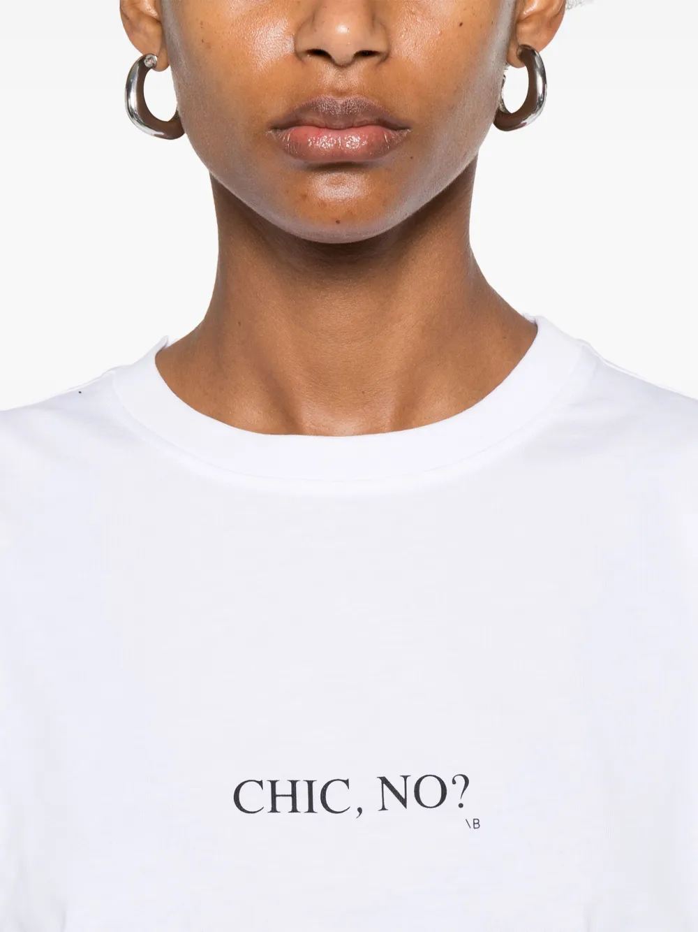 Victoria Beckham T-shirt van biologisch katoen Wit