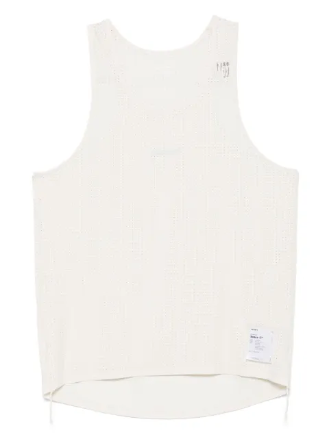 Satisfy logo-print tank top