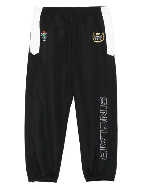 Sinclair logo-embroidered track pants