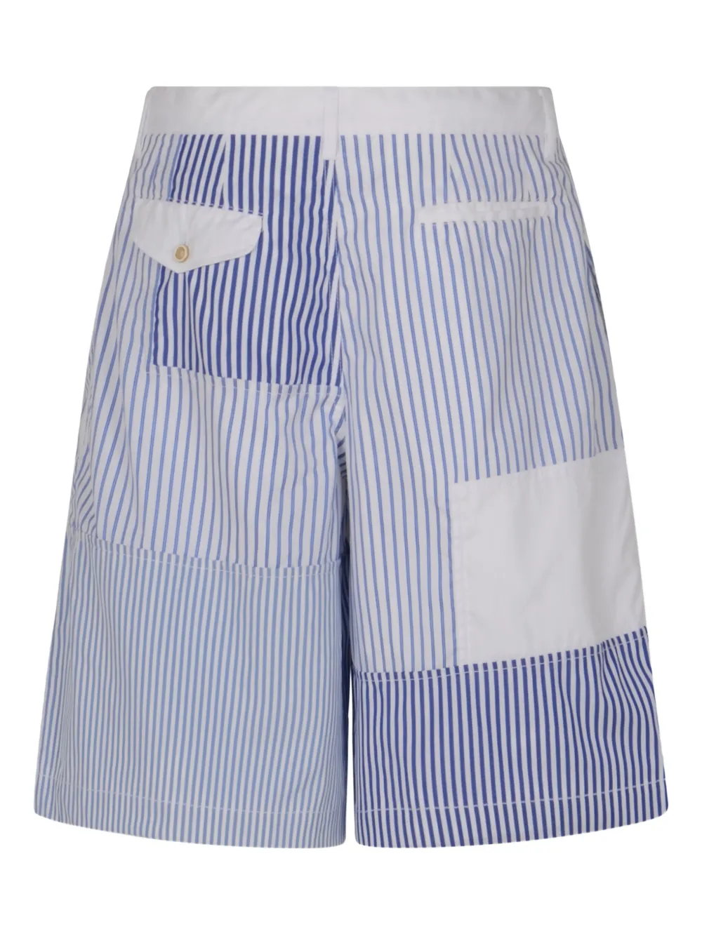 Comme Des Garçons Shirt Shorts met patroon - Blauw