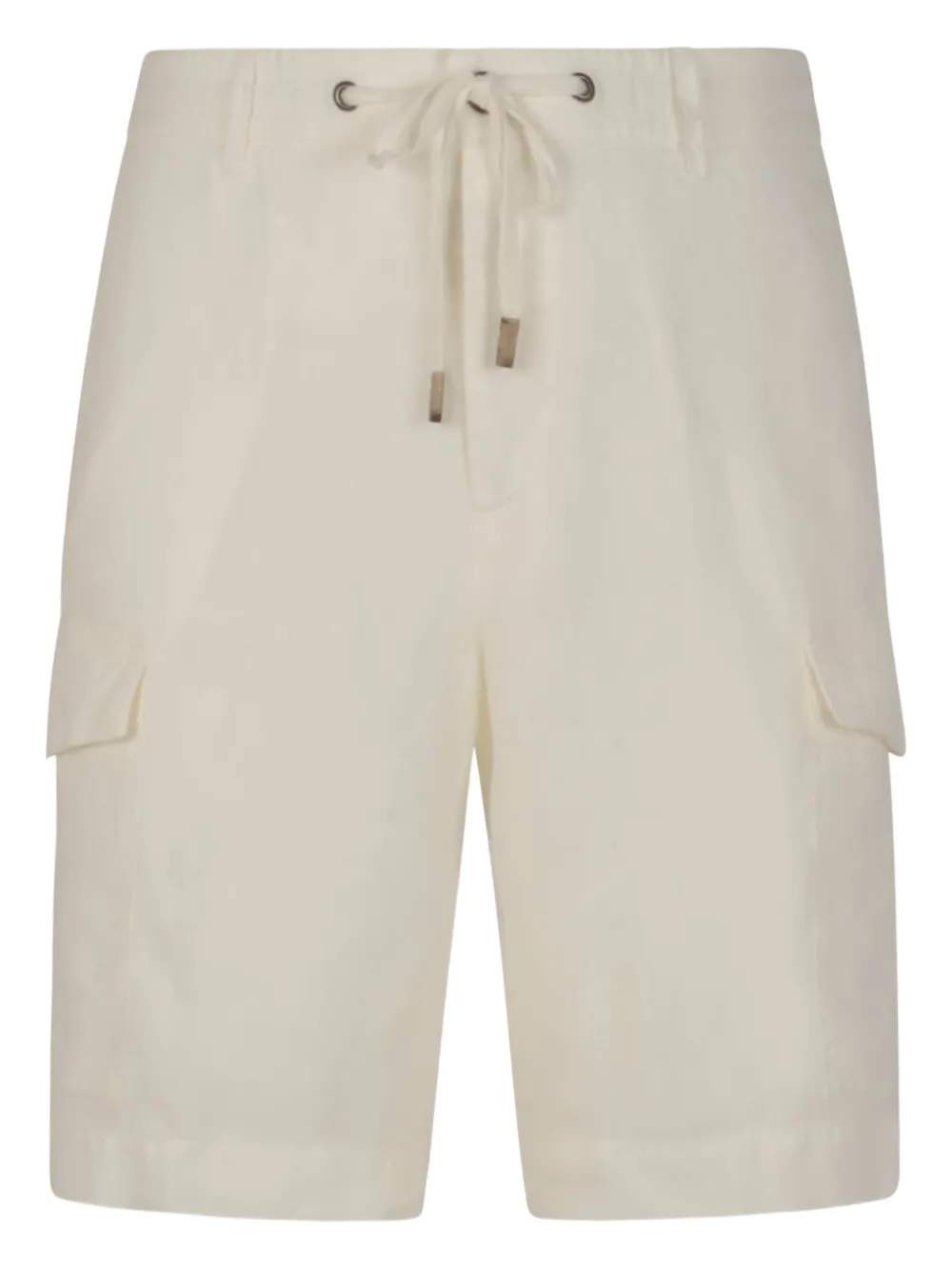 Peserico short à taille à lien de resserrage | tons neutres | Image 1