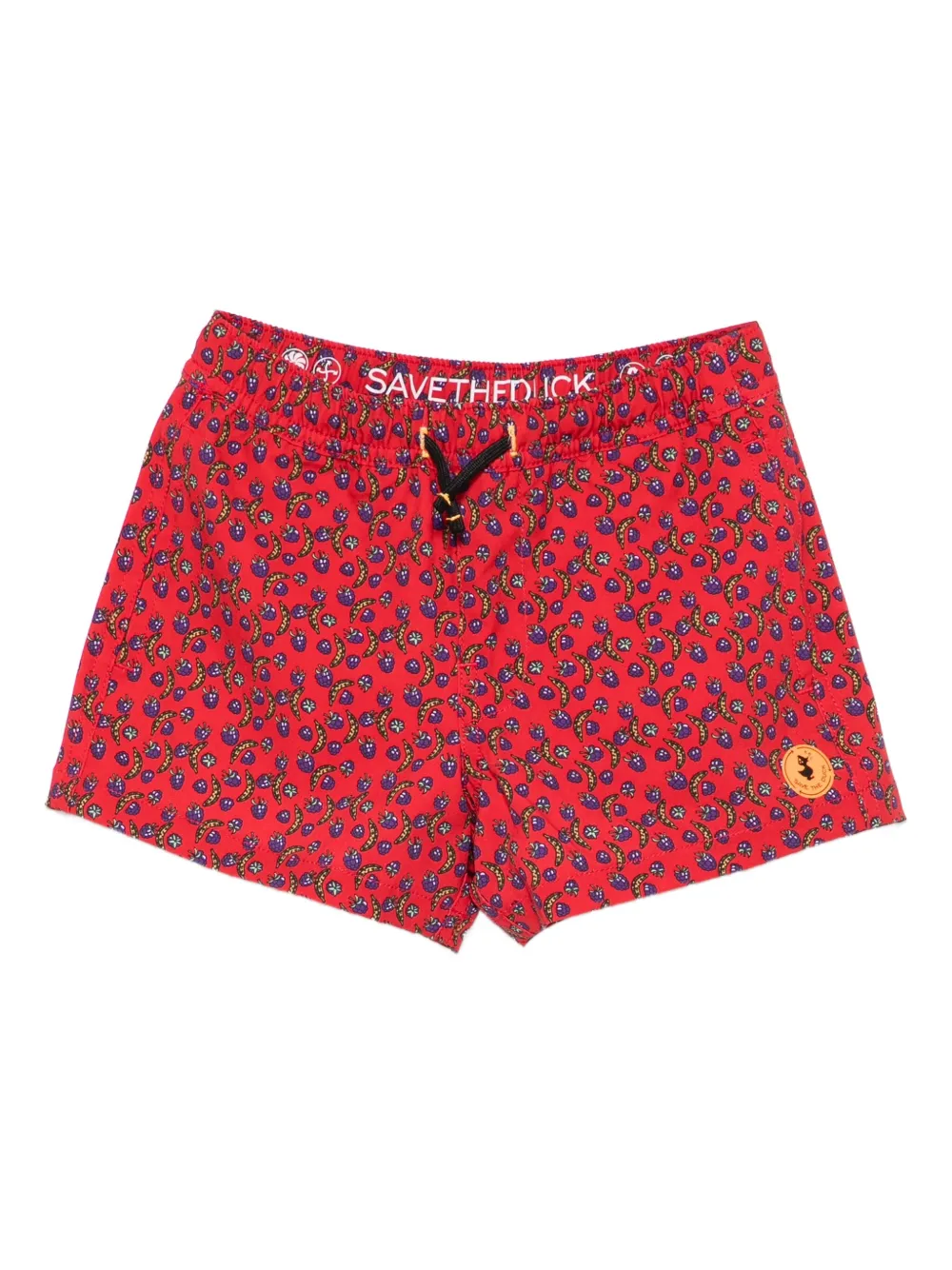 Save The Duck Kids Zwembroek met print Rood