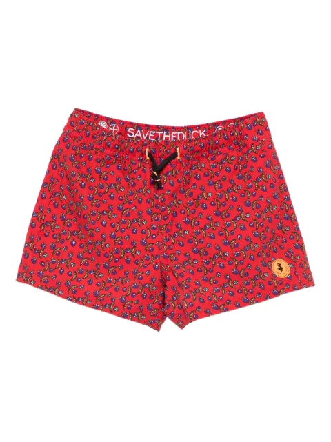 Save The Duck Kids all-over print swim shorts