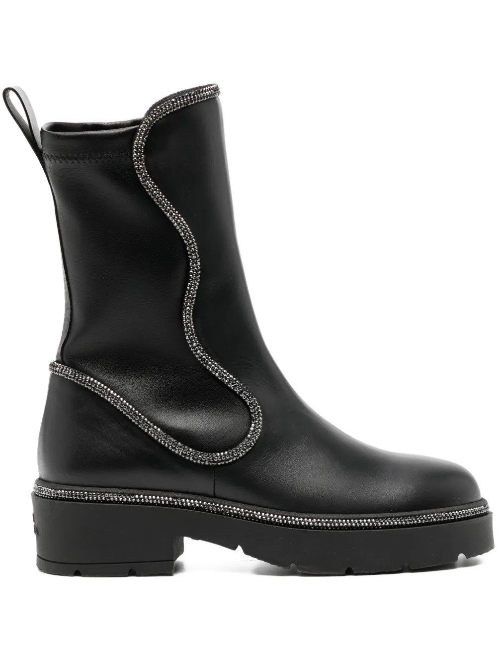 René Caovilla Onda Boots In Black