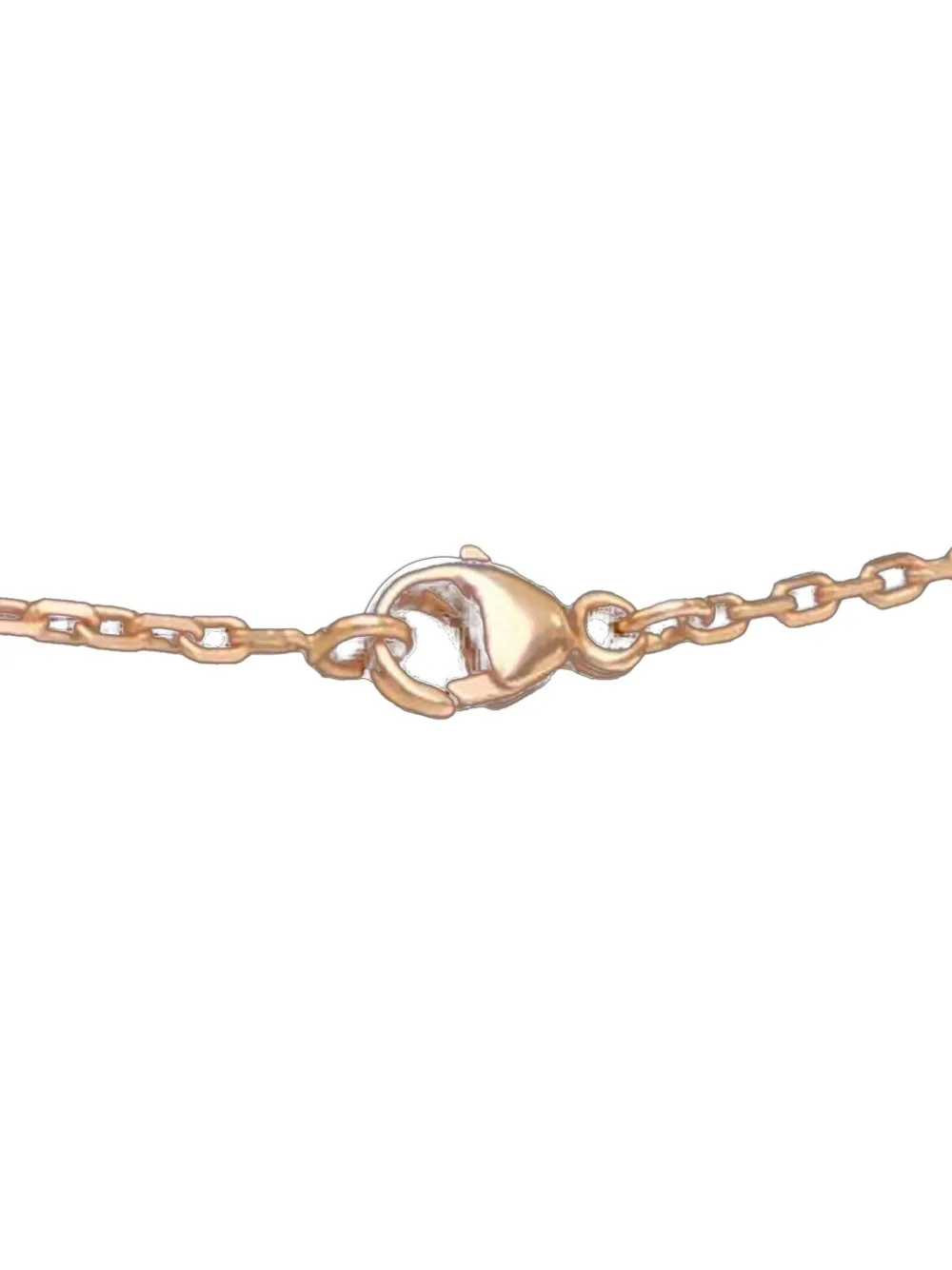 Hermès Pre-Owned 20th Century Rose Gold Enamel Mini Pop H Pendant costume necklace | Image 2