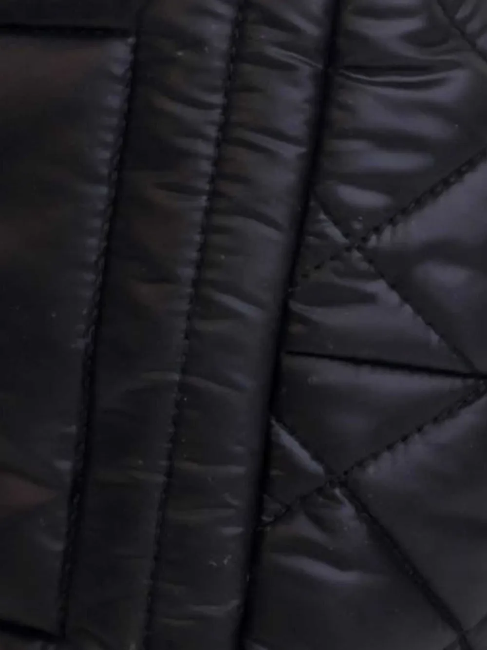 Pre-owned Chanel 2014 Small Quilted Nylon Coco Cocoon Tote Bag In Black
