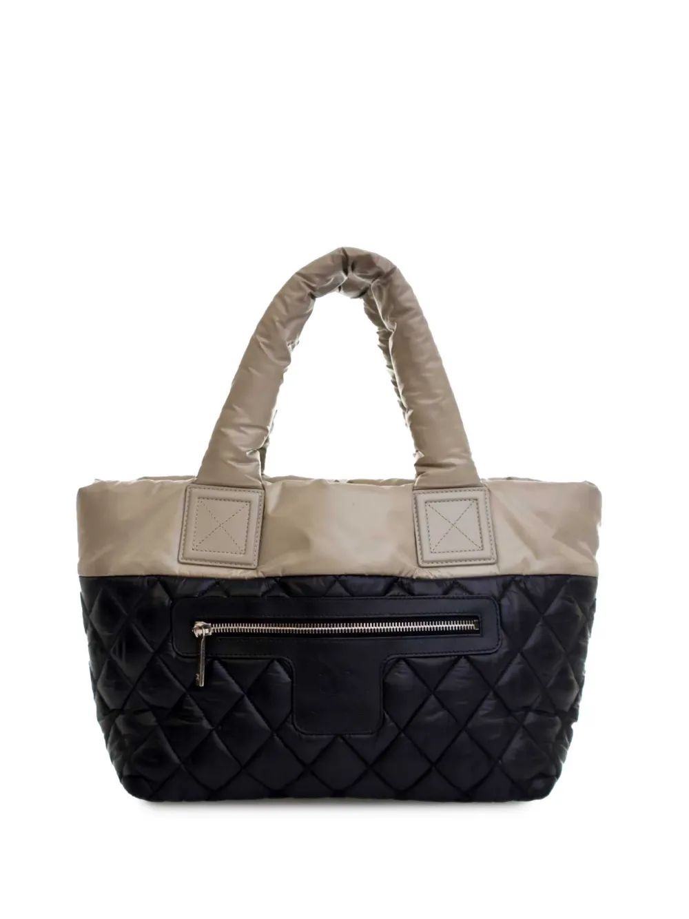 CHANEL Pre-Owned 2014 スモール マトラッセ ナイロン ココ コクーン ハンドバッグ - ブラック CHANEL Pre-Owned 2014 スモール マトラッセ ナイロン ココ コクーン ハンドバッグ - ブラック