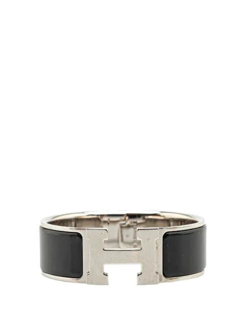 Hermès Pre-Owned 20th Century Wide Enamel Clic Clac H Bracelet PM costume bracelet