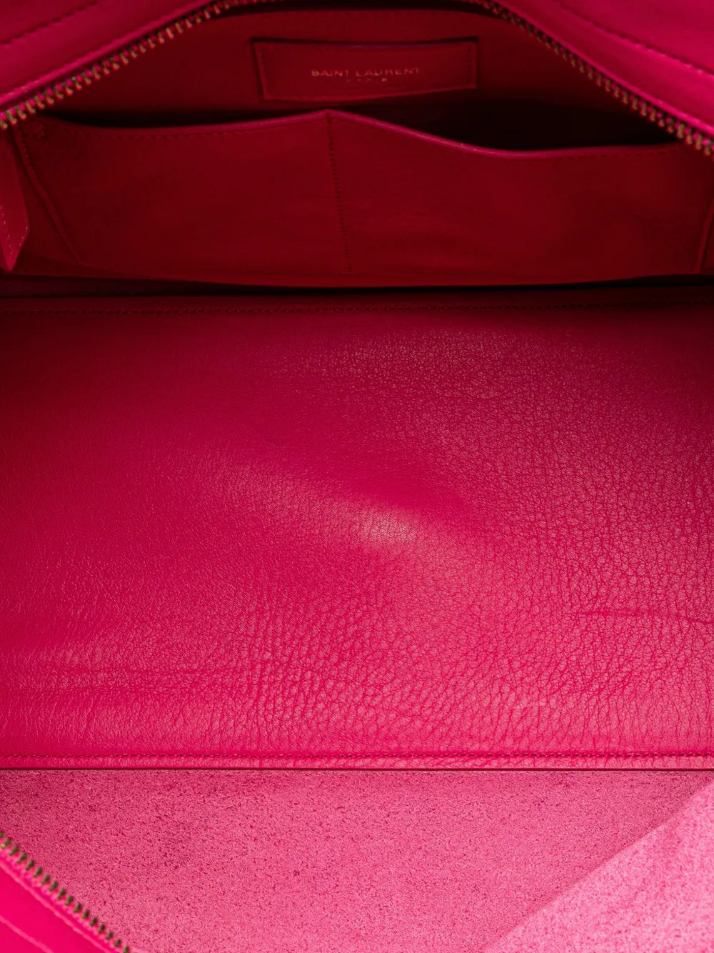 Pre-owned Saint Laurent 2014 Small Calfskin Cabas Chyc Satchel