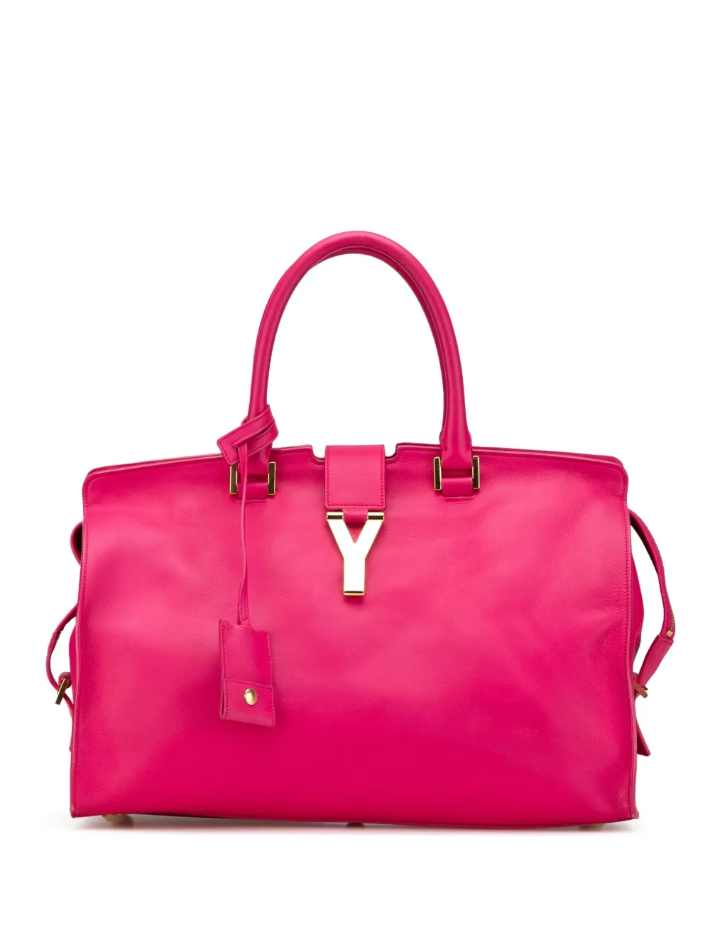 Saint Laurent Pre-Owned 2014 スモール カーフスキン カバ シック サッチェルバッグ - ピンク Saint Laurent Pre-Owned 2014 スモール カーフスキン カバ シック サッチェルバッグ - ピンク