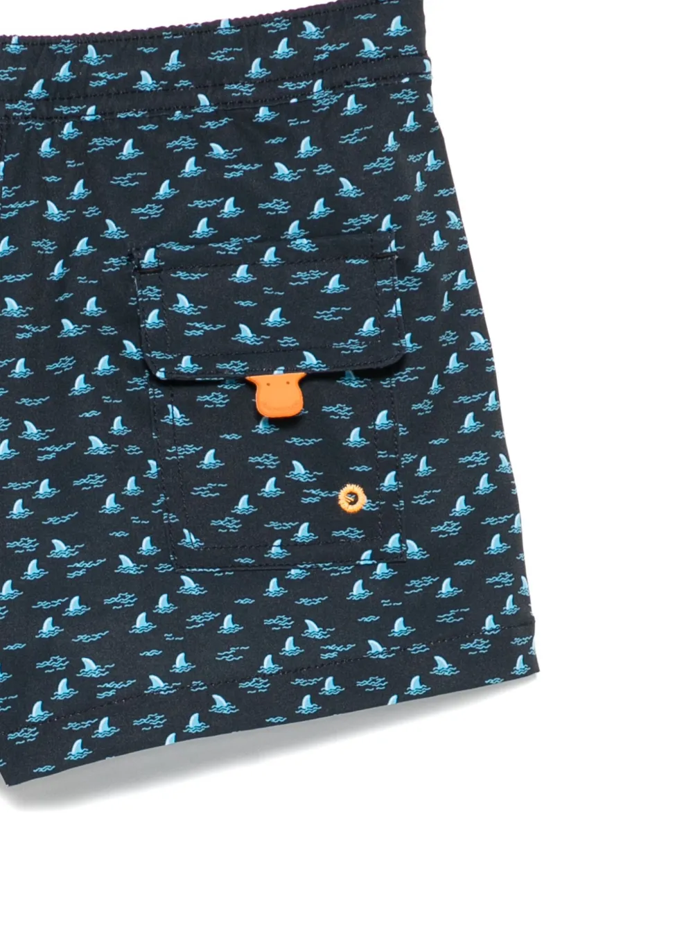 Save The Duck Kids Zwembroek met haaienprint Blauw