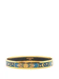 Hermès Pre-Owned 20th Century Narrow Sun Moon Stars Enamel Bangle 65 costume bracelet - Blue