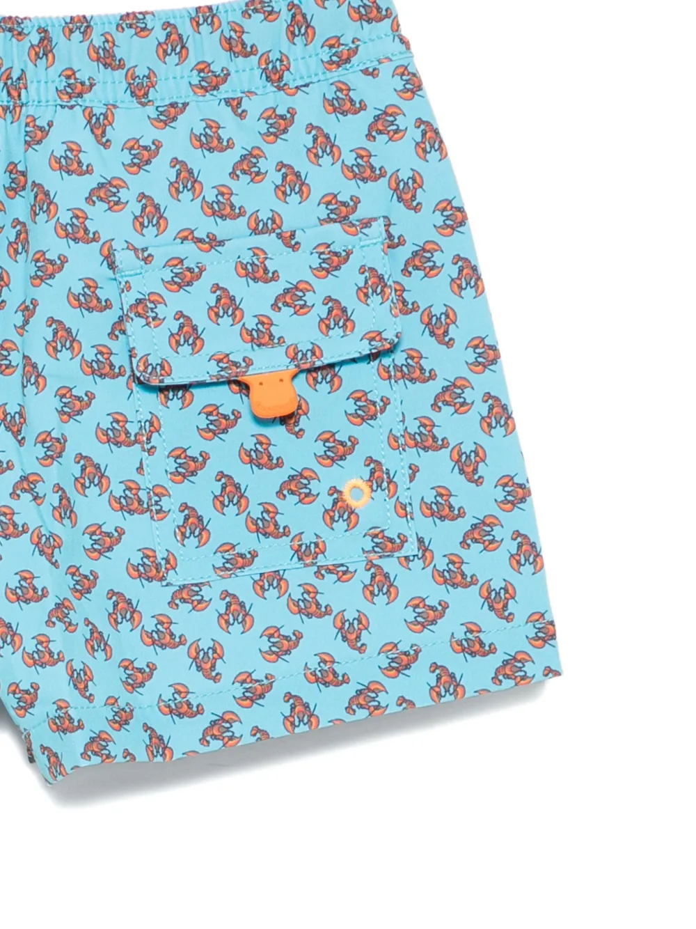 Save The Duck Kids Zwembroek met all-over kreeftprint Blauw