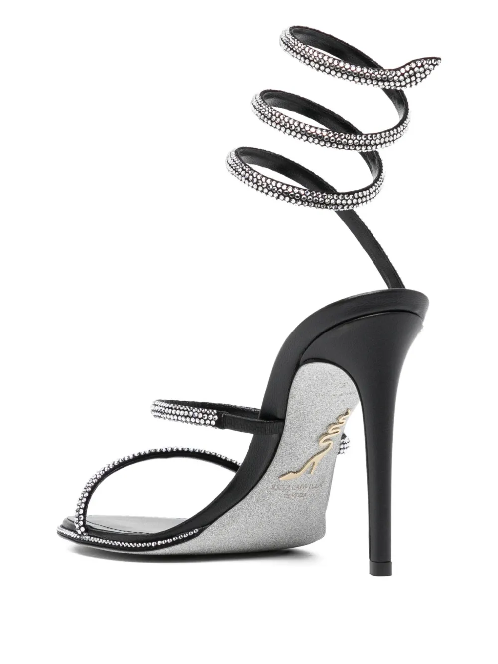René Caovilla 110mm Cleo sandals Black