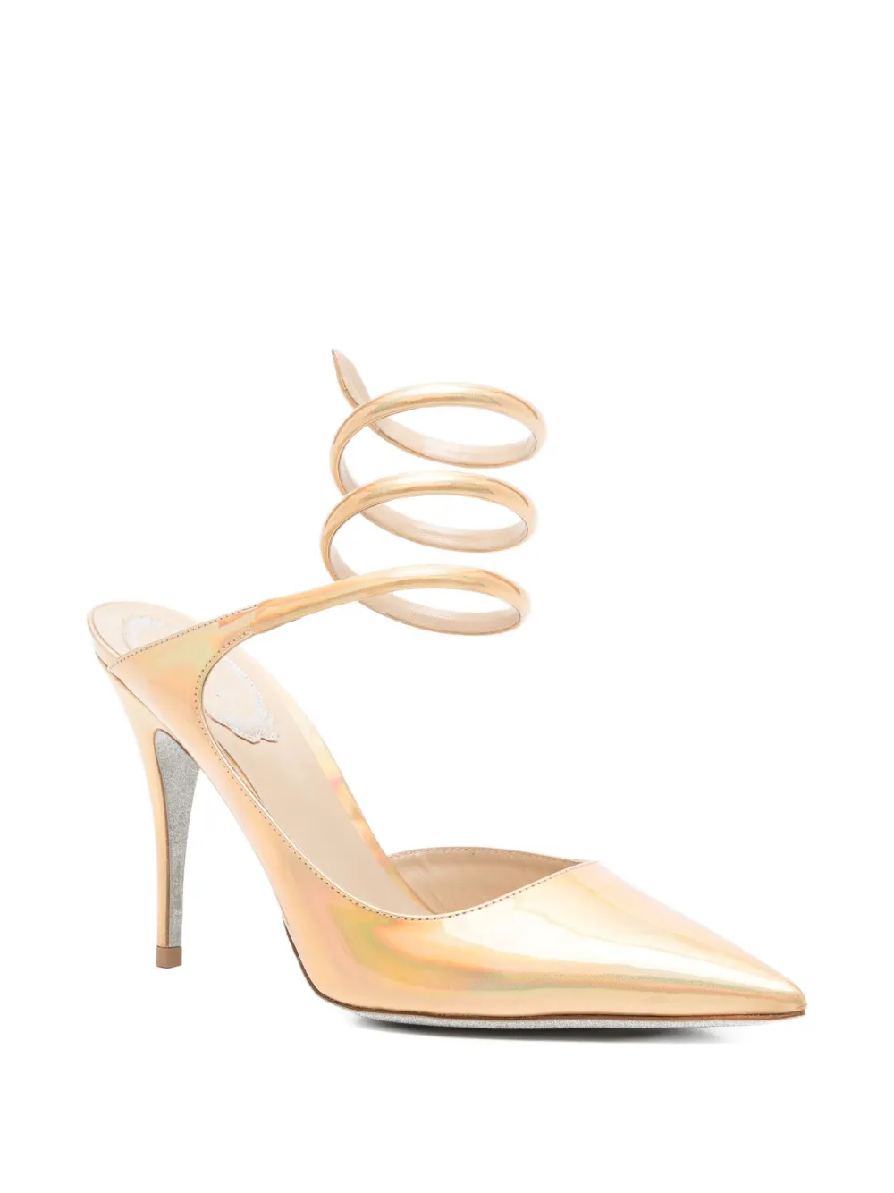 René Caovilla Cleo pumps Yellow
