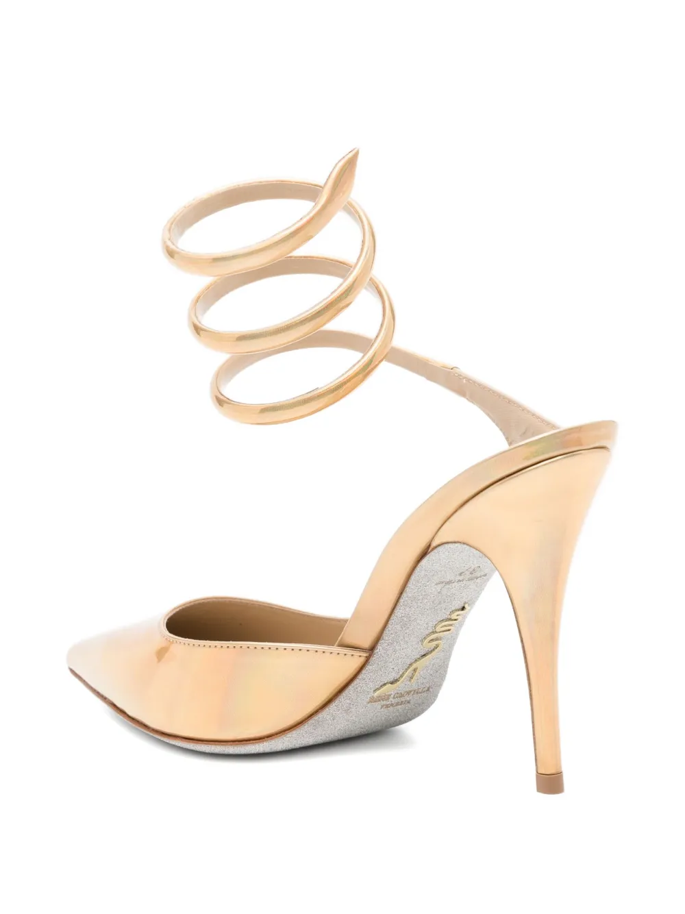 René Caovilla Cleo pumps Yellow