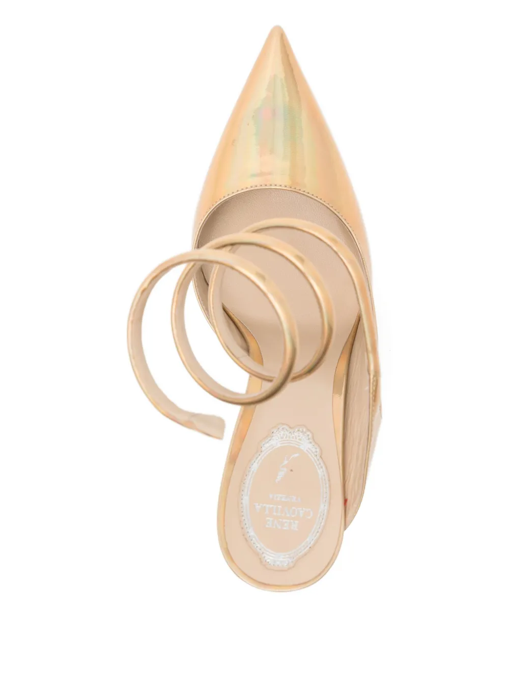 René Caovilla Cleo pumps Yellow