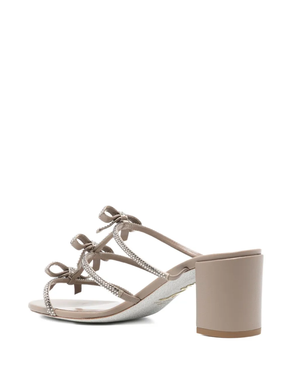 René Caovilla 75mm Caterina sandals Neutrals