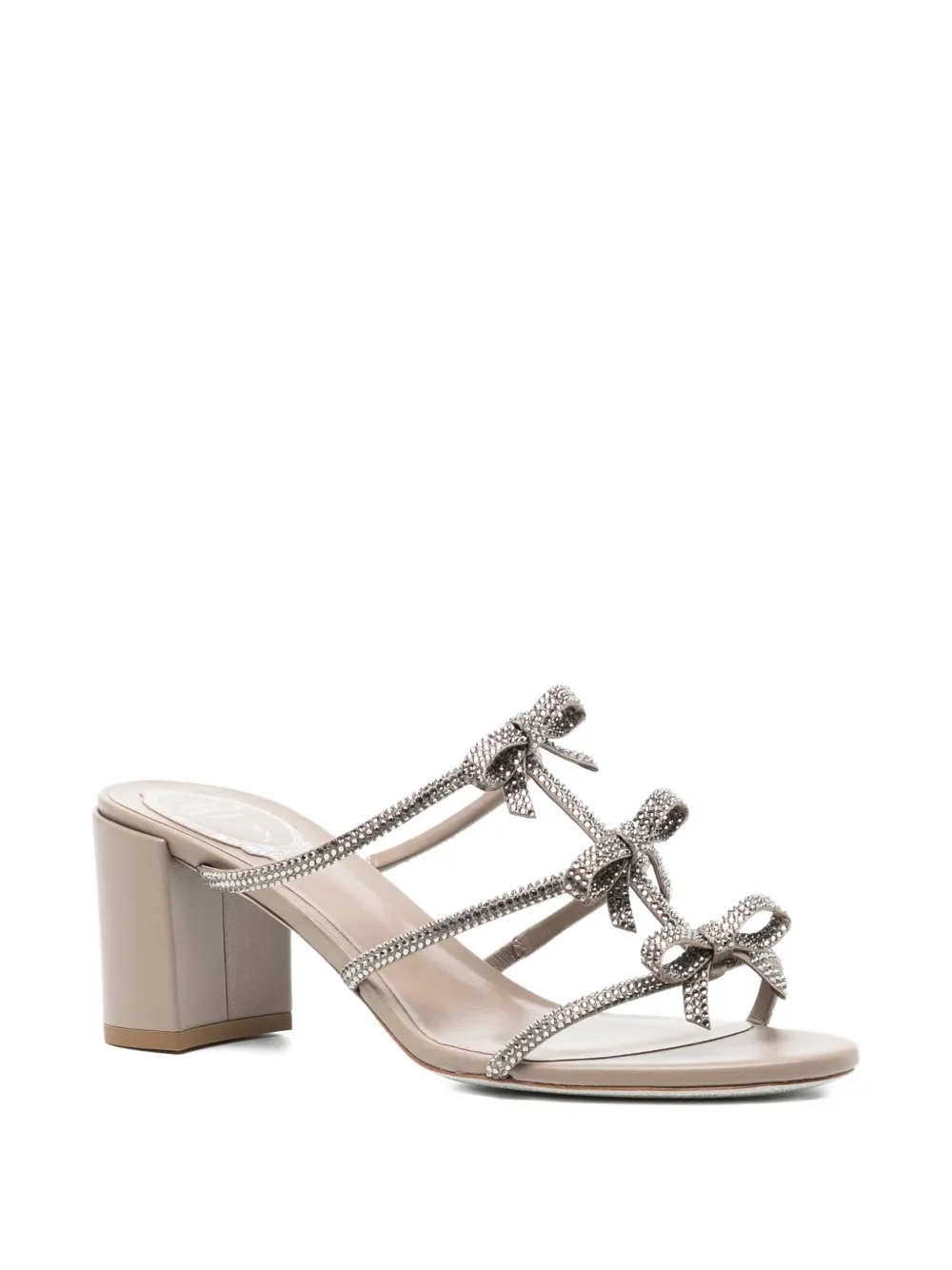 René Caovilla 75mm Caterina sandals Neutrals