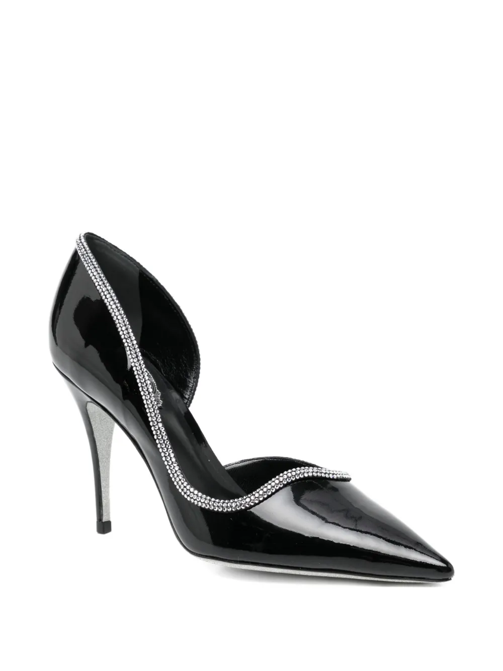 René Caovilla 100mm Onda pumps Black
