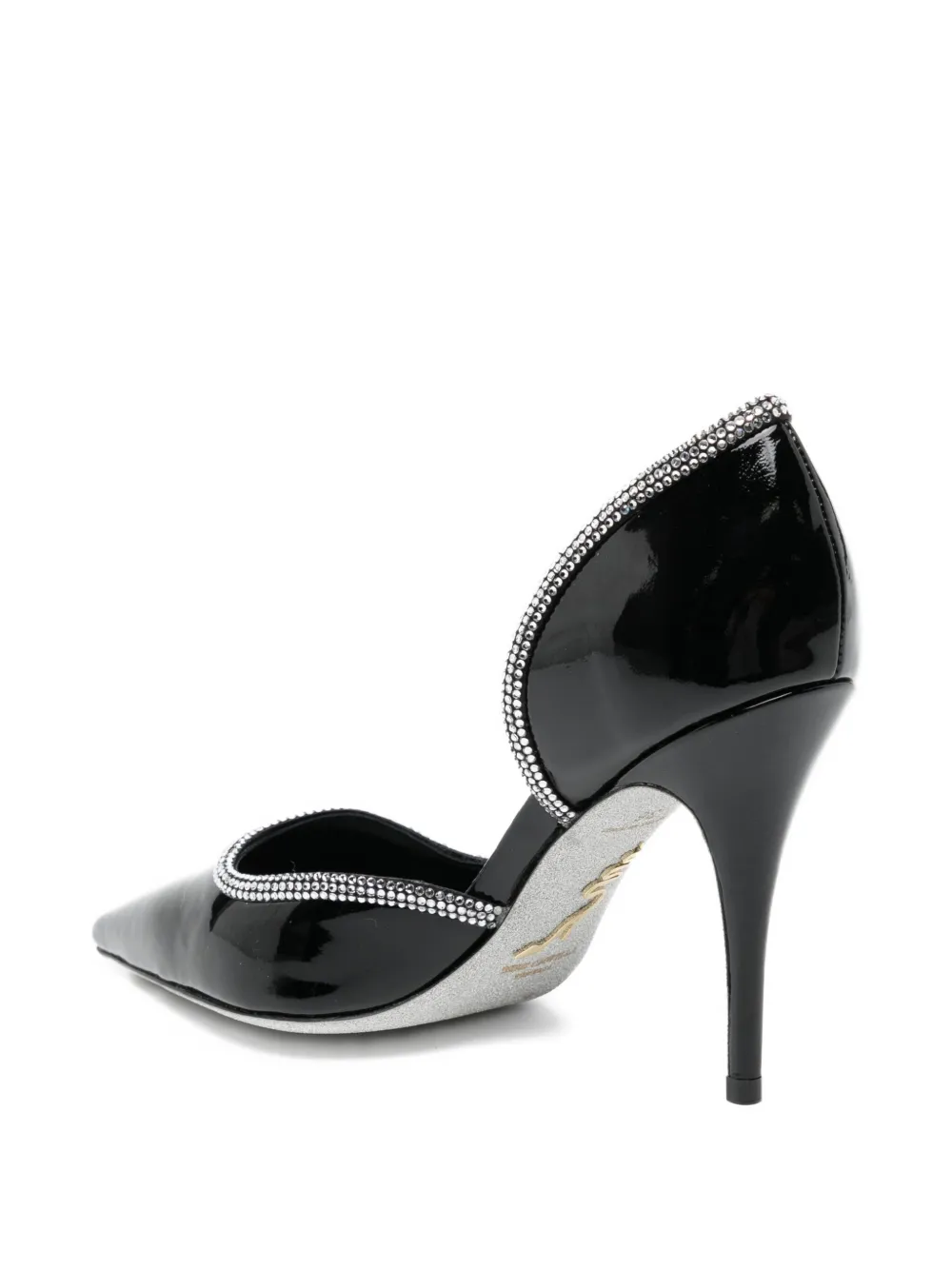 René Caovilla 100mm Onda pumps Black