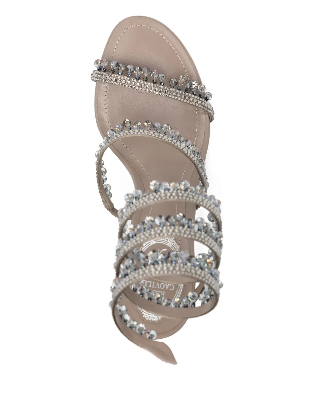 René Caovilla Chandelier sandals Neutrals