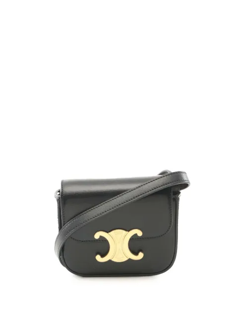 Céline Pre-Owned شنطة كروس 'كلود' جلد صغيرة 2024