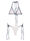 Frankies Bikinis Paradise bikini set - Neutrals