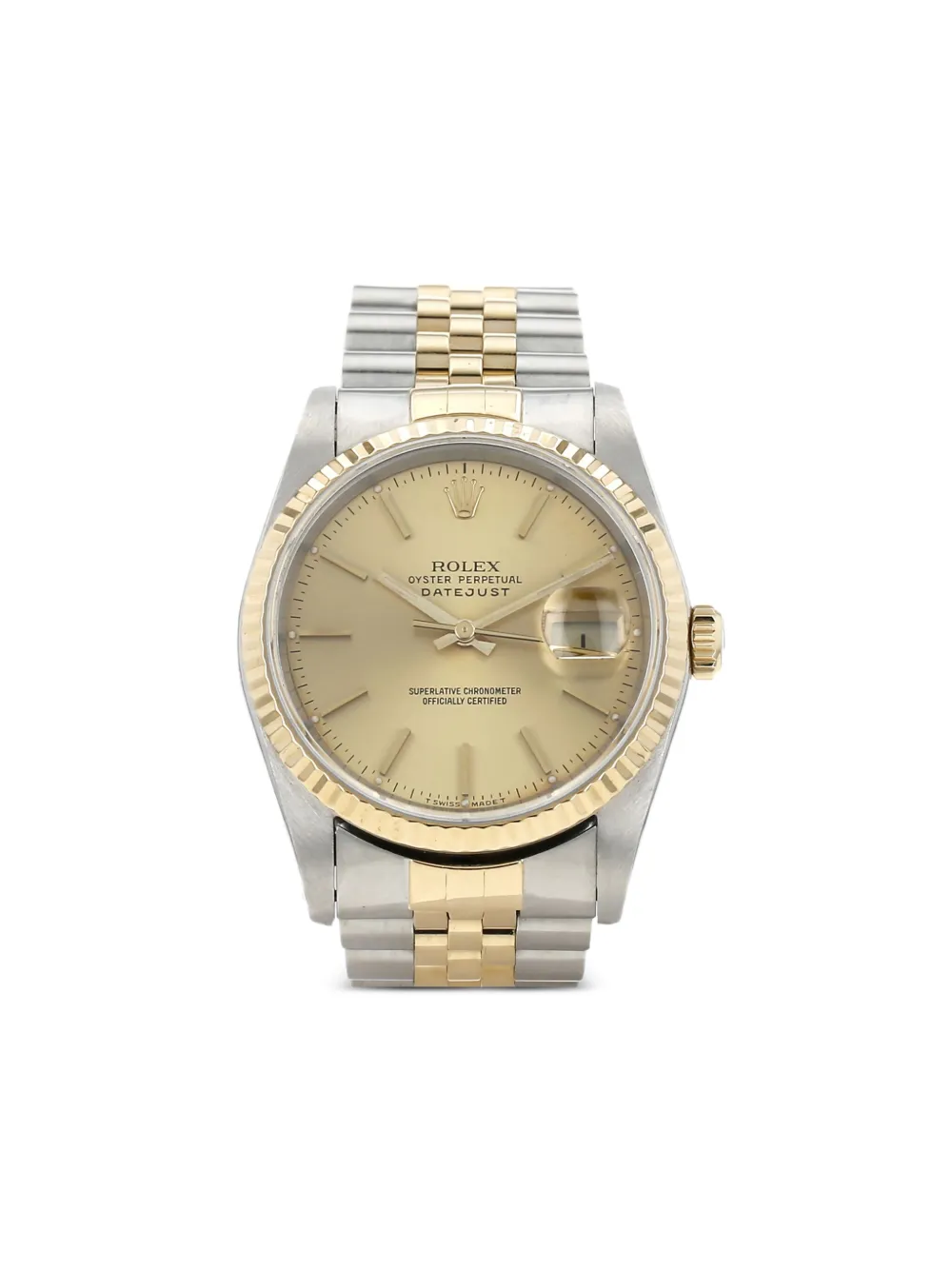 Rolex reloj Datejust de 36mm 1990 | dorado | Image 1