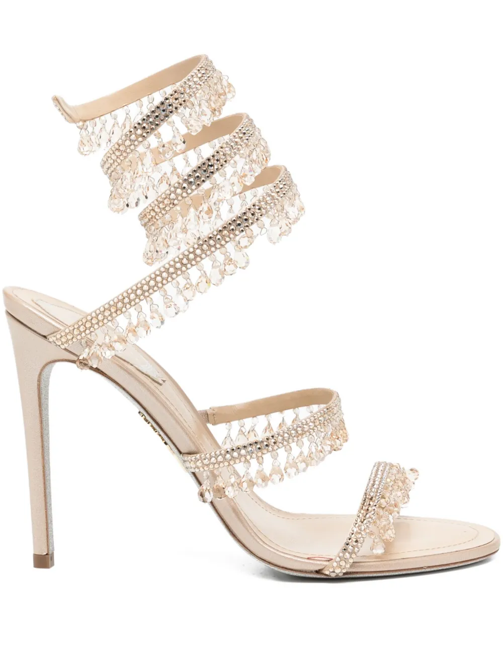 René Caovilla 105mm Chandelier sandals | Neutrals | Image 1