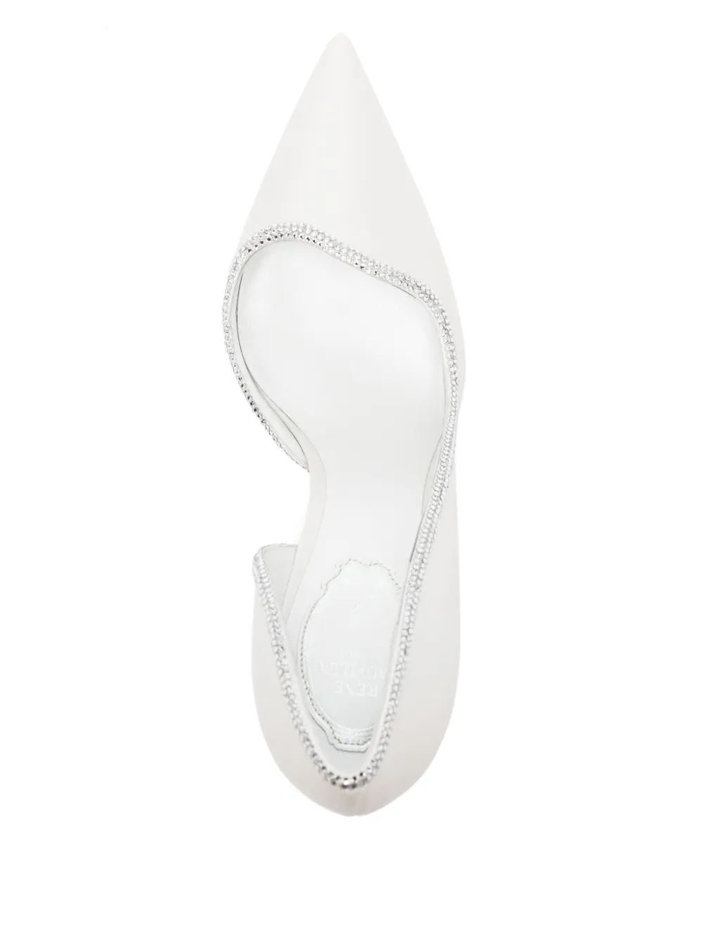 René Caovilla 105 mm Onda pumps White