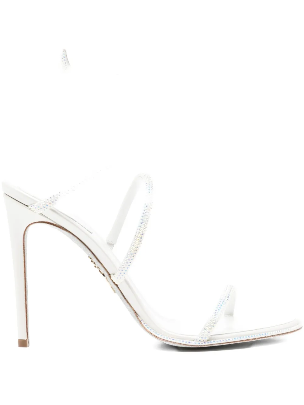 René Caovilla 120mm Cleo Sandals In White