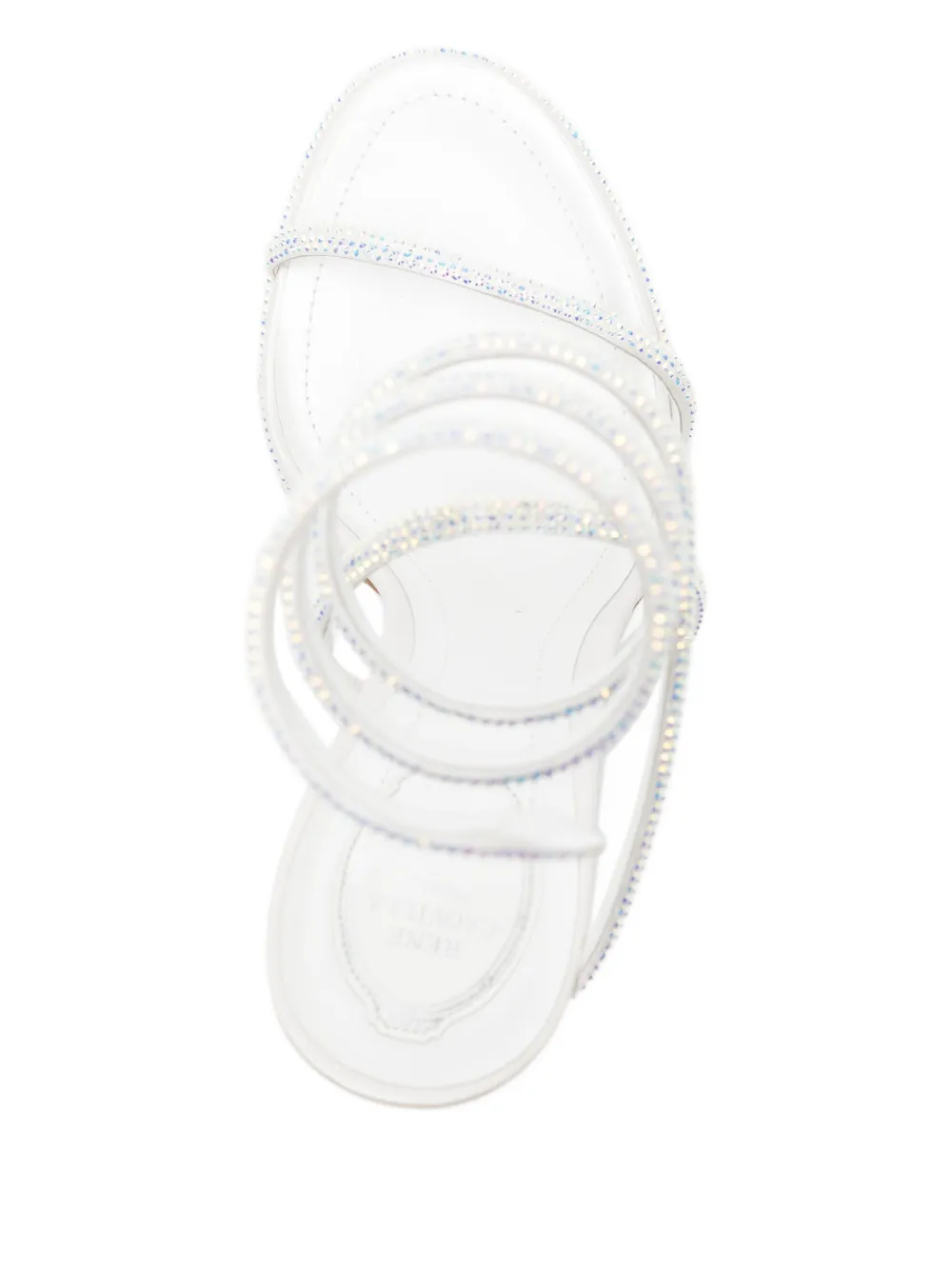 René Caovilla 120mm Cleo sandals White