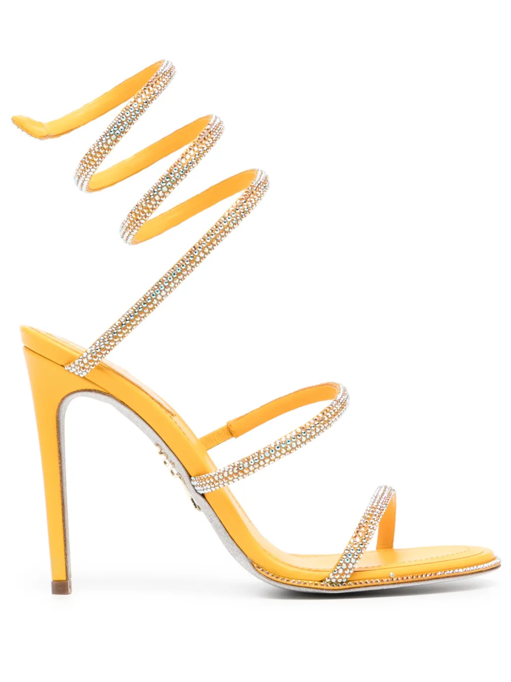 René Caovilla 110mm Cleo sandals Yellow
